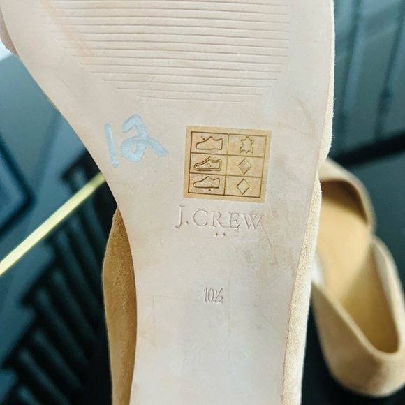 J. Crew suede Tan Flats Sleek Design Versatile - Picture 4 of 5